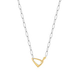 Load image into Gallery viewer, Silver Arrow Link Chunky Chain Necklace
