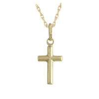 9ct Gold Mini Cross Necklace