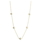 Load image into Gallery viewer, 9ct Gold Five Star Necklace
