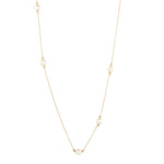 Load image into Gallery viewer, 9ct Gold Five Pearl Necklace
