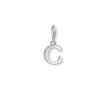 Load image into Gallery viewer, Silver C Initial Charm
