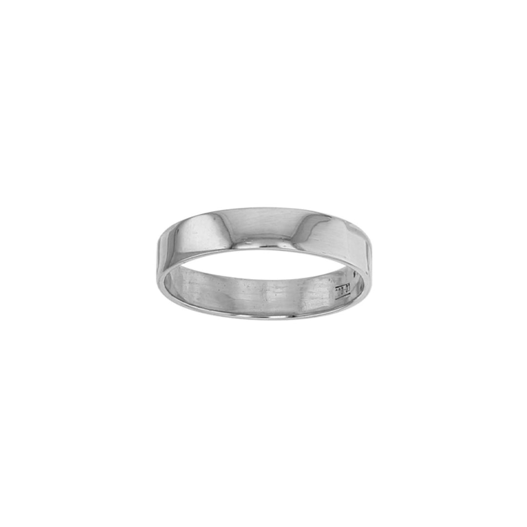 Silver Plain Band Ring