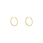 Load image into Gallery viewer, 9ct Gold 18mm Sleeper Hoop Earrings
