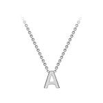 Load image into Gallery viewer, 9ct White Gold Mini Initial Necklace A

