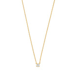 Load image into Gallery viewer, Gold Plated Clara Single CZ Necklace
