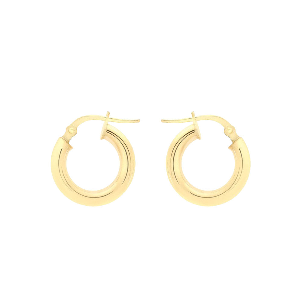 9ct Gold Polished Creole Hoops