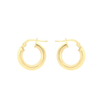 Load image into Gallery viewer, 9ct Gold Polished Creole Hoops

