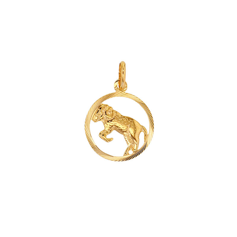 9ct Gold Aries Zodiac Necklace