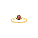 Load image into Gallery viewer, 18ct Gold Garnet Oval Ring
