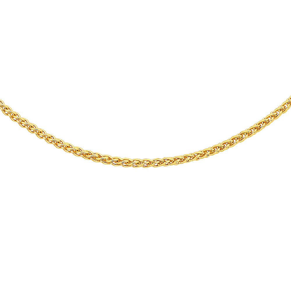 9ct Gold Mini Spiga Necklace