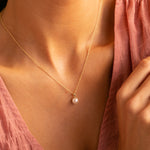 Load image into Gallery viewer, 9ct Gold Cultured Freshwater Pearl Necklace
