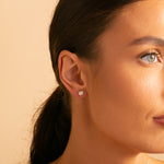 Load image into Gallery viewer, 9ct Gold Mother of Pearl Stud Earrings
