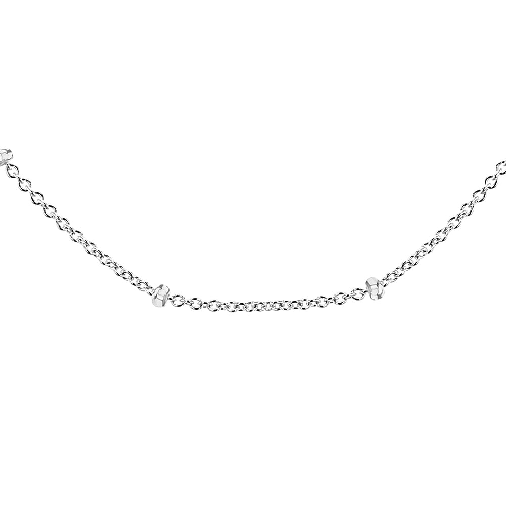 Silver Trace Balls Necklace