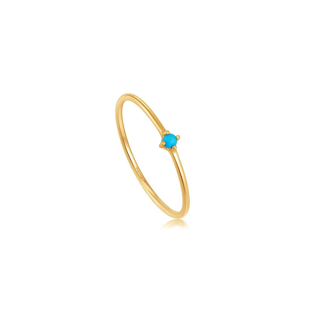 14ct Gold Turquoise Stone Ring