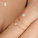 Load image into Gallery viewer, Gold Plated Compass Chain Bracelet

