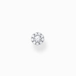 Load image into Gallery viewer, Silver Small Cluster Set Single Stud Earring
