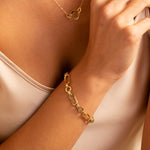 Load image into Gallery viewer, 9ct Gold Long Oval Link Bracelet
