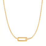 Load image into Gallery viewer, Gold Plated Glam Interlock Necklace
