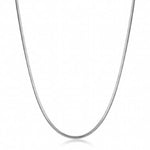 Load image into Gallery viewer, Silver Snake Chain Necklace
