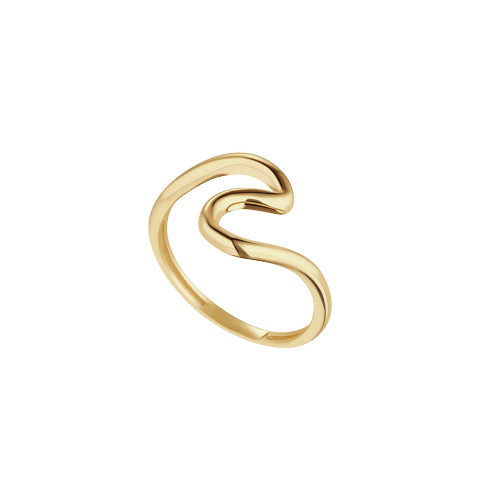 9ct Gold Wave Ring