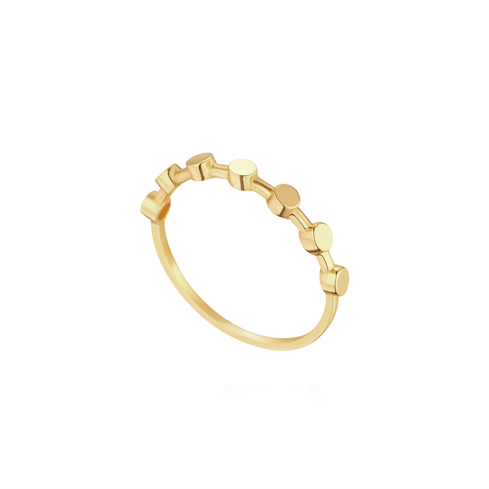 9ct Gold Circle Thin Band Ring