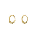 Load image into Gallery viewer, 9ct Gold Triple Ball Huggie Earrings
