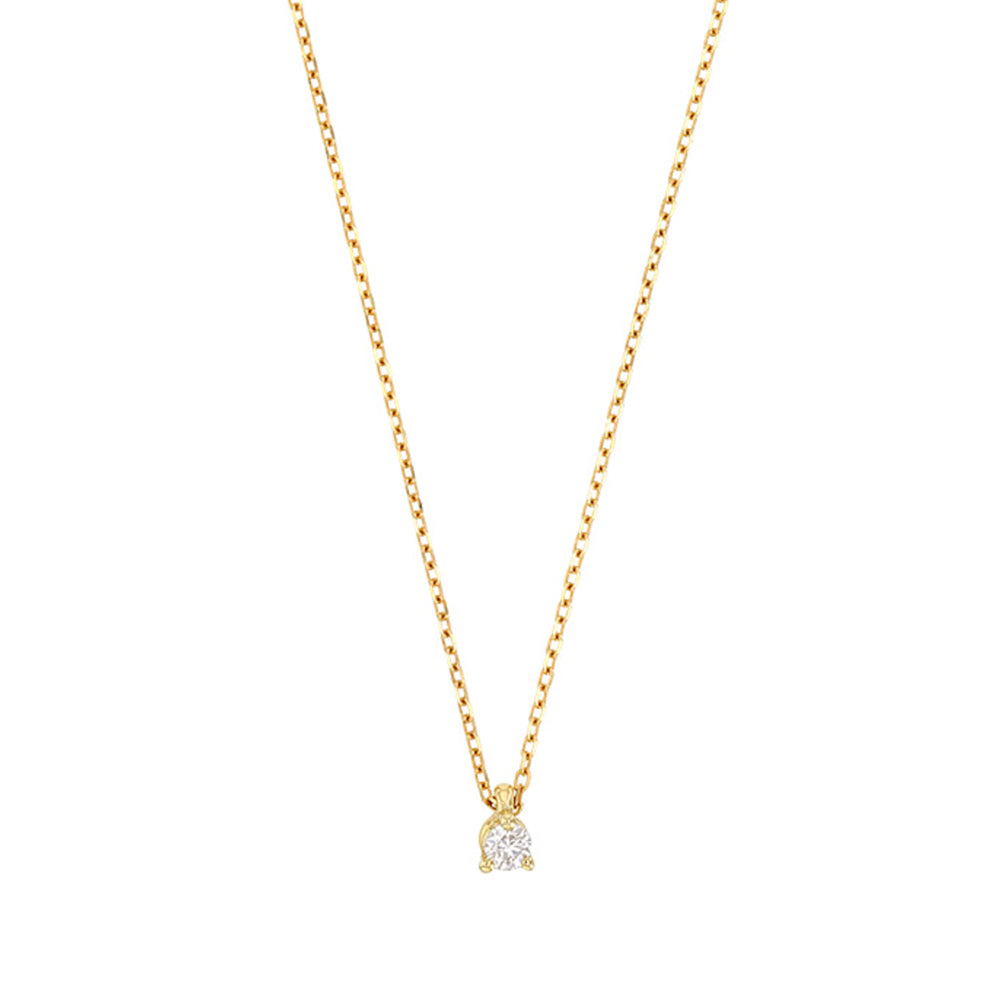 18ct Gold Diamond Pendant Necklace