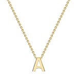 Load image into Gallery viewer, 9ct Gold Mini Initial A Necklace
