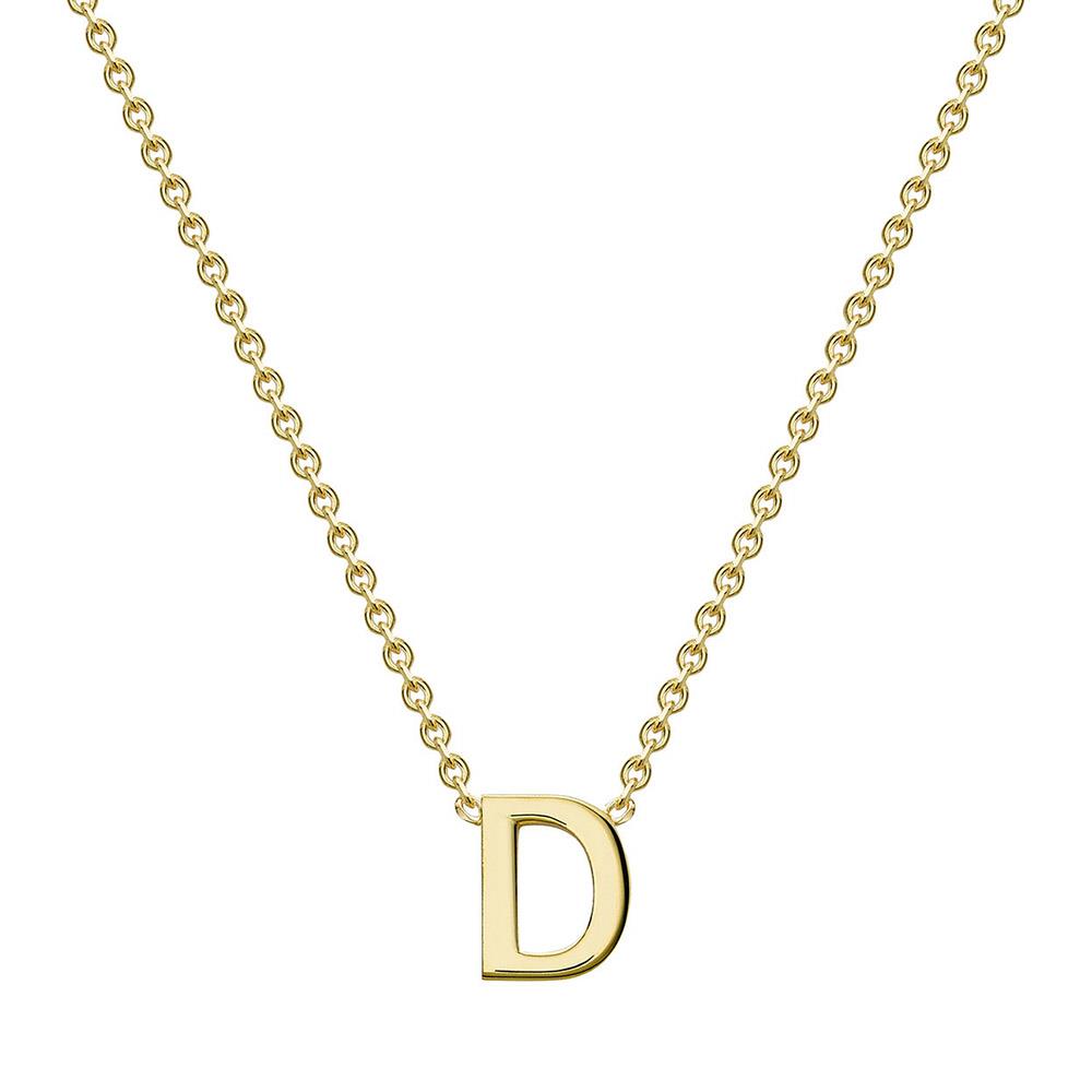 9ct Gold Mini Initial D Necklace