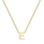 Load image into Gallery viewer, 9ct Gold Mini Initial E Necklace
