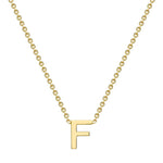 Load image into Gallery viewer, 9ct Gold Mini Initial F Necklace

