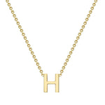 Load image into Gallery viewer, 9ct Gold Mini Initial H Necklace
