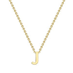Load image into Gallery viewer, 9ct Gold Mini Initial J Necklace
