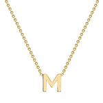 Load image into Gallery viewer, 9ct Gold Mini Initial M Necklace
