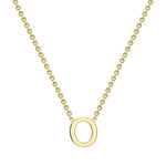 Load image into Gallery viewer, 9ct Gold Mini Initial O Necklace
