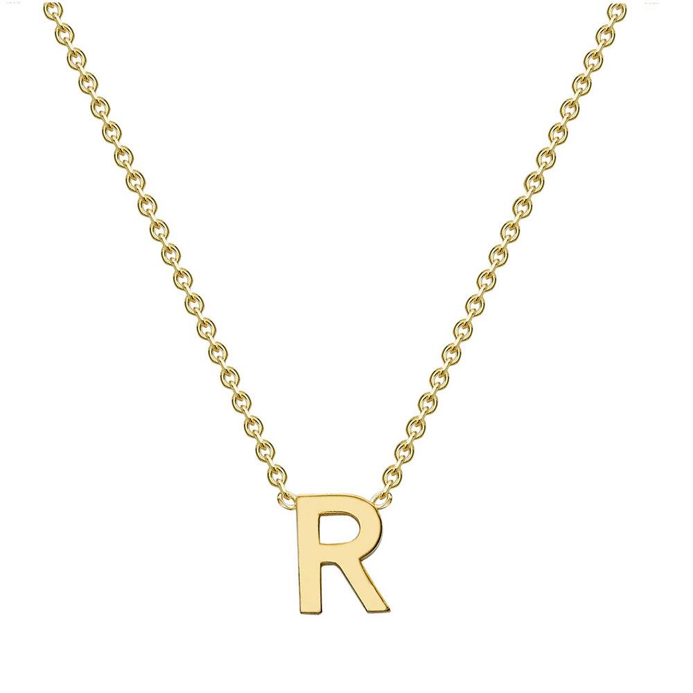 9ct Gold Mini Initial R Necklace