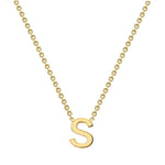 Load image into Gallery viewer, 9ct Gold Mini Initial S Necklace
