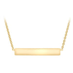 Load image into Gallery viewer, 9ct Gold Polished Bar Necklace
