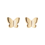 Load image into Gallery viewer, 9ct Gold Teeny Butterfly Stud Earrings
