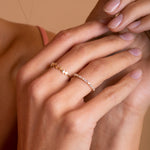 Load image into Gallery viewer, 9ct Gold Dainty Star Band
