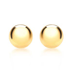 Load image into Gallery viewer, 9ct Gold Round Ball Stud Earrings
