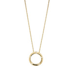 Load image into Gallery viewer, 9ct Gold Open Circle CZ Necklace
