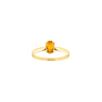 Load image into Gallery viewer, 18ct Gold Oval Citrine Ring
