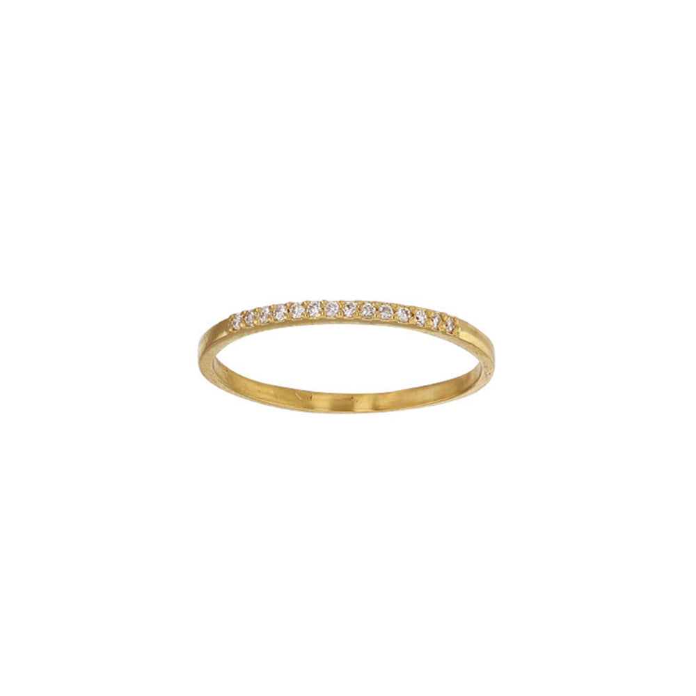 18ct Gold Half Eternity Diamond Ring