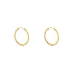 Load image into Gallery viewer, 9ct Gold Sleeper Hoop Earrings
