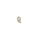 Load image into Gallery viewer, 9ct Gold CZ Paisley Cartilage Earring
