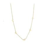 Load image into Gallery viewer, 9ct Gold Five Heart Necklace
