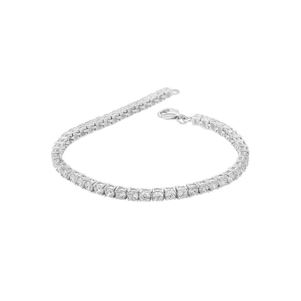 Silver CZ Tennis Bracelet