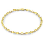 Load image into Gallery viewer, 9ct Gold Sparkle Marine Bracelet
