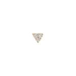 Load image into Gallery viewer, 9ct Gold Triology CZ Cartilage Earring
